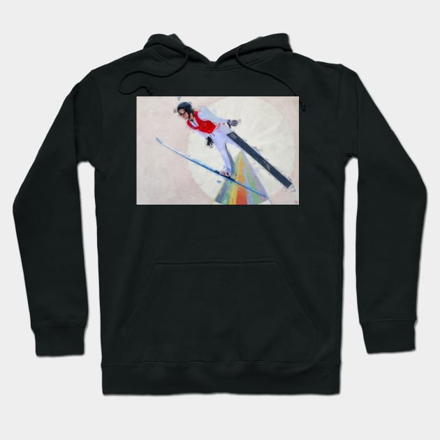 Winter Collage Hoodie by ArtShare